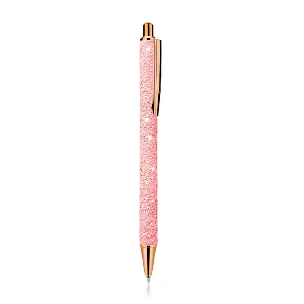 🍒🍒 Sparkly Pink Metal Pen